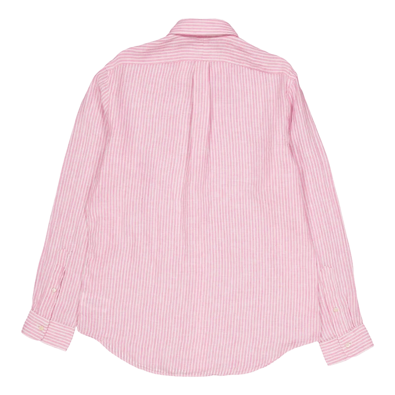 Classic Fit Striped Shirt Pink / White