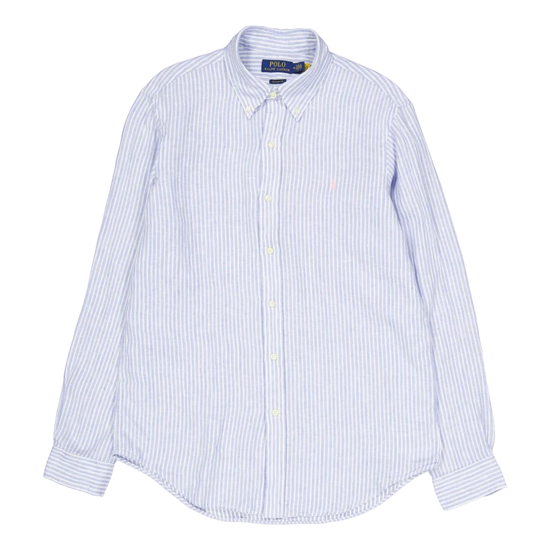 Classic Fit Striped Shirt Blue / White