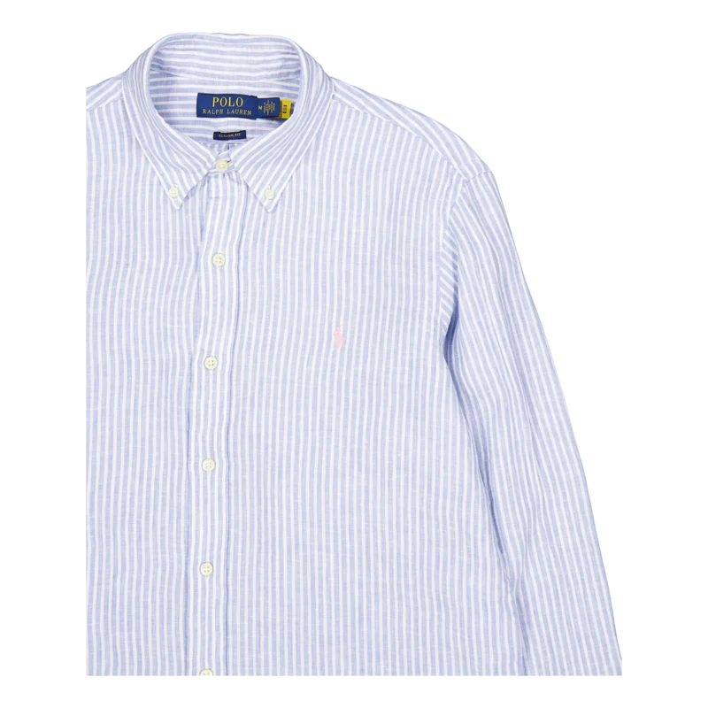 Classic Fit Striped Shirt Blue / White