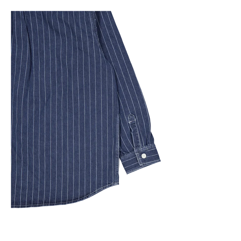 Orlean Shirt Jac Orlean Stripe, Blue / White