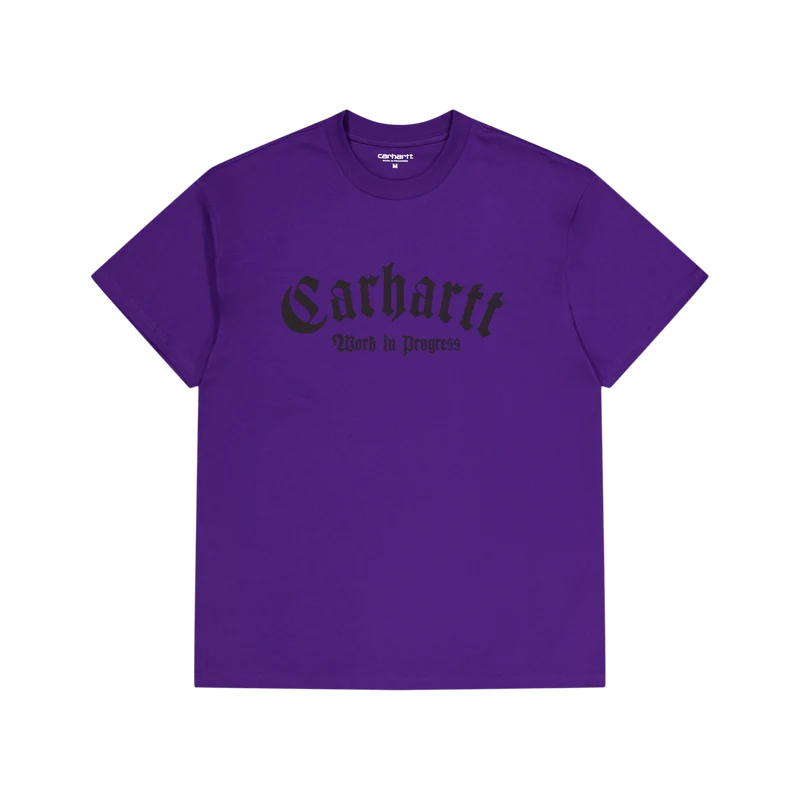 S/s Onyx T-shirt Tyrian / Black