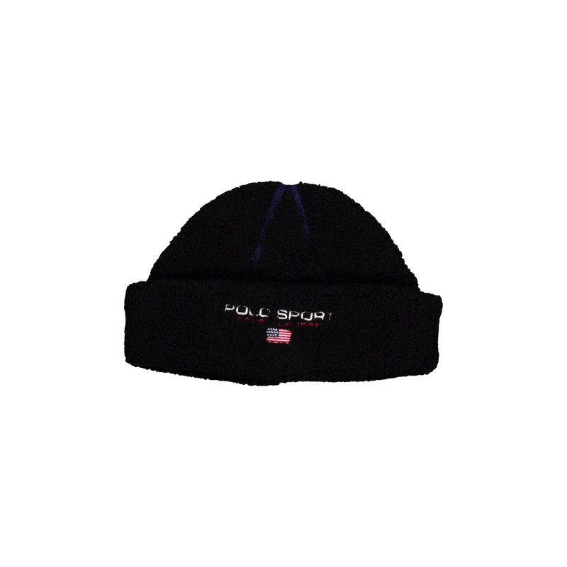 Ps Fleece Beanie Polo Black/royal