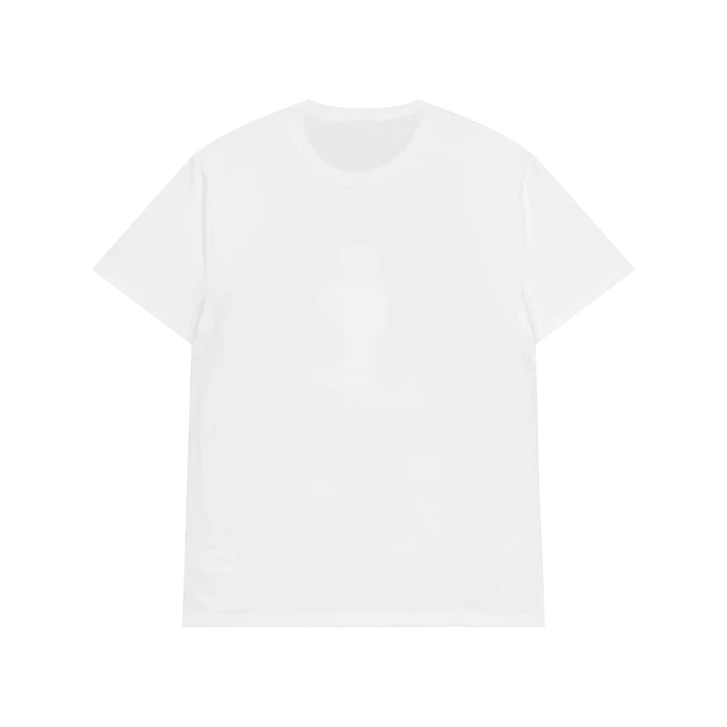 Custom Slim Fit Polo Bear Jersey T-Shirt White Ski Bear