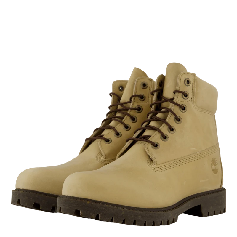 Timberland Heritage 6 Inch Lac Light Beige Full Grain
