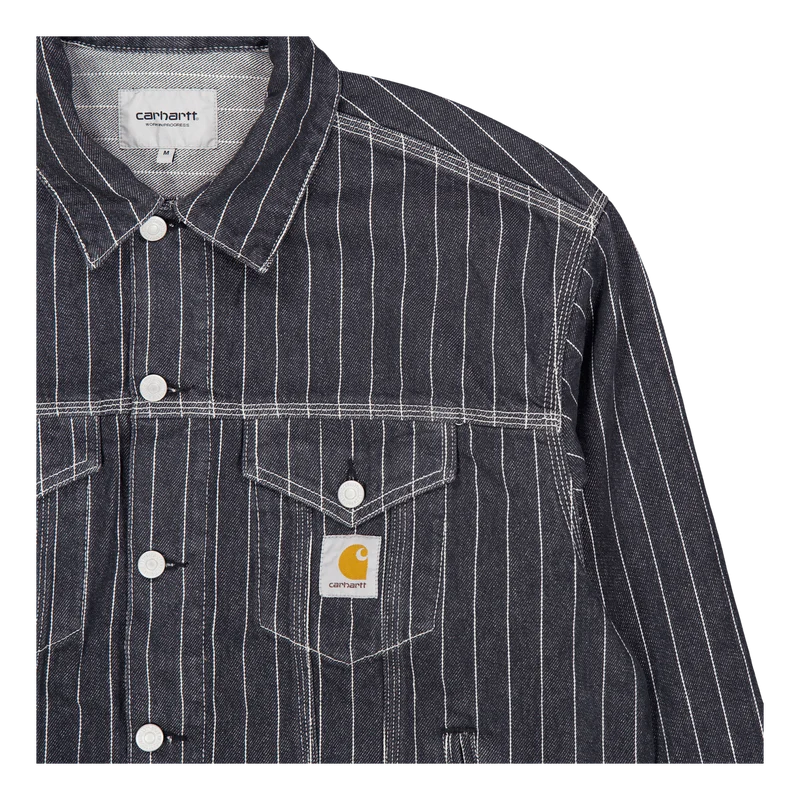 Orlean Jacket Orlean Stripe, Black / White