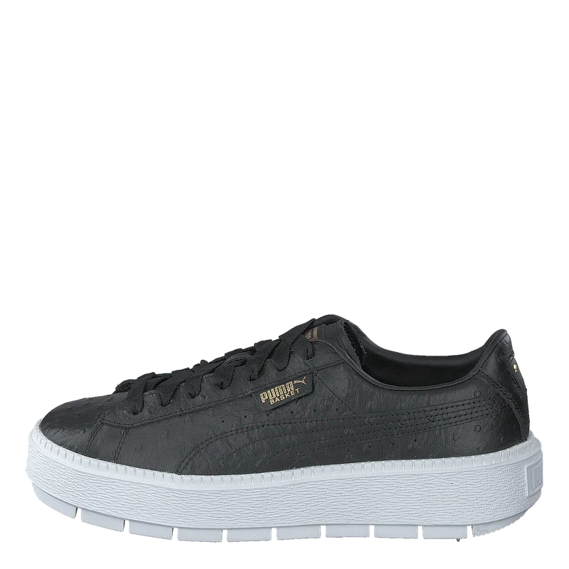 Platform Trace Ostrich Wmns Black