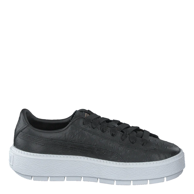 Platform Trace Ostrich Wmns Black