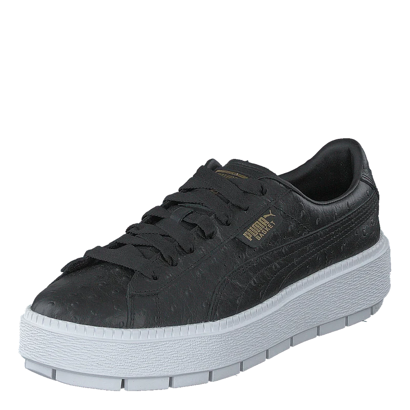 Platform Trace Ostrich Wmns Black
