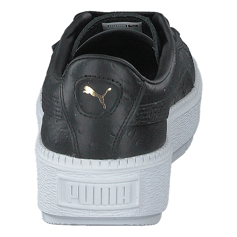 Platform Trace Ostrich Wmns Black