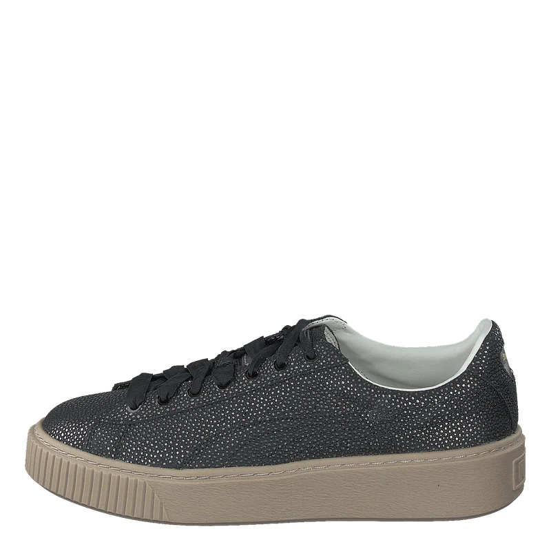 Basket Platform Lux Womens Black