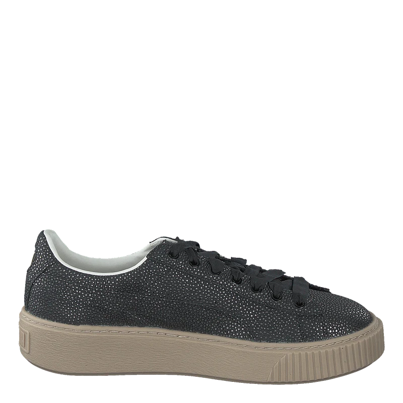 Basket Platform Lux Womens Black