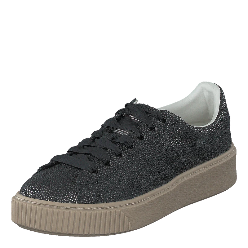 Basket Platform Lux Womens Black