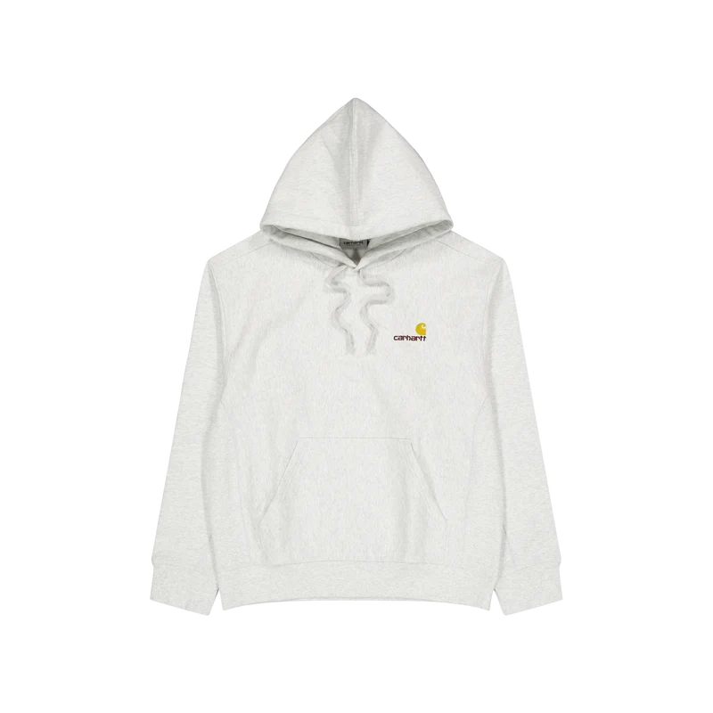 Hooded American Script Sweat Ash Heather