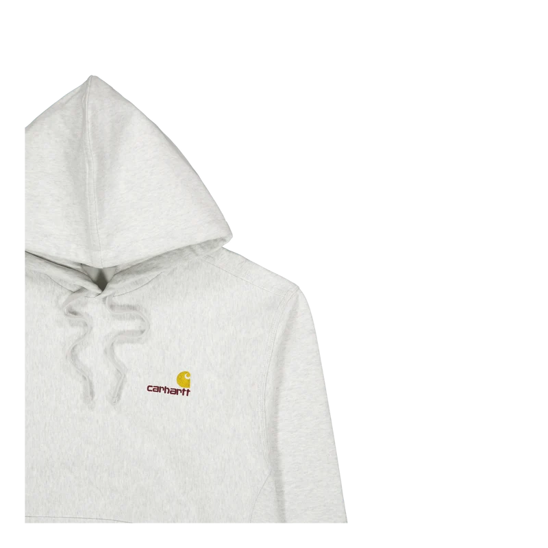 Hooded American Script Sweat Ash Heather