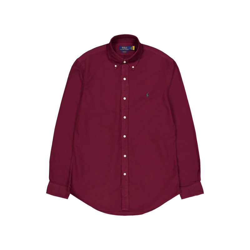Polo Ralph Lauren Gd Oxford Custom Fit Shirt 046 Harvard Wine