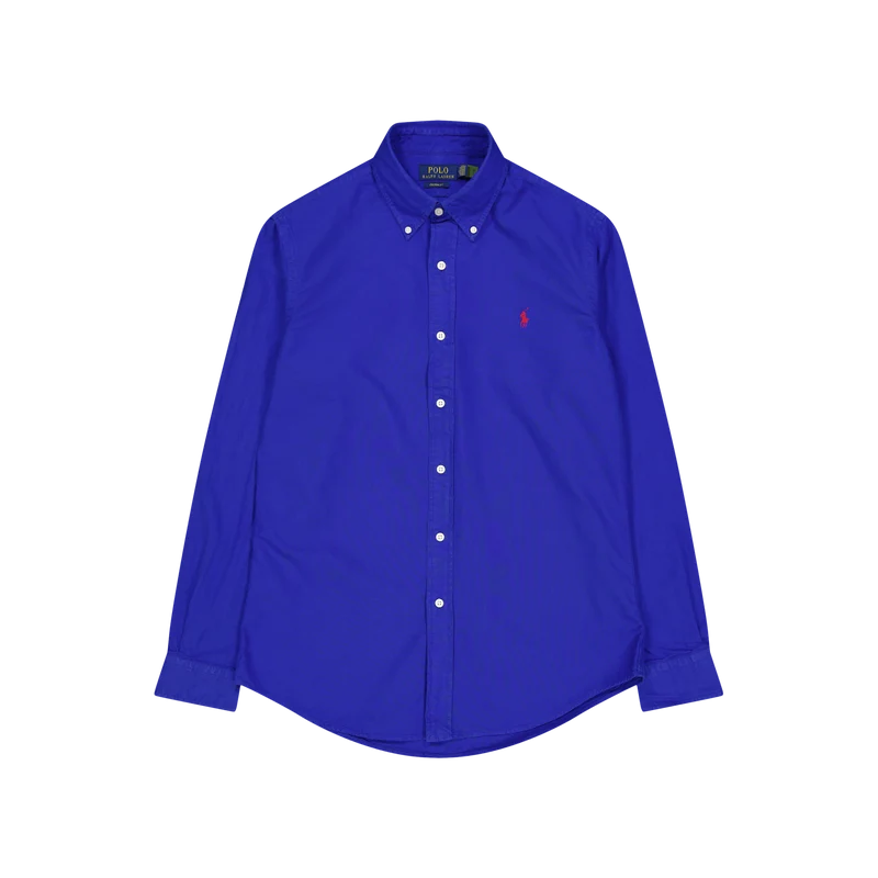 Polo Ralph Lauren Gd Oxford Custom Fit Shirt 048 New Sapphire