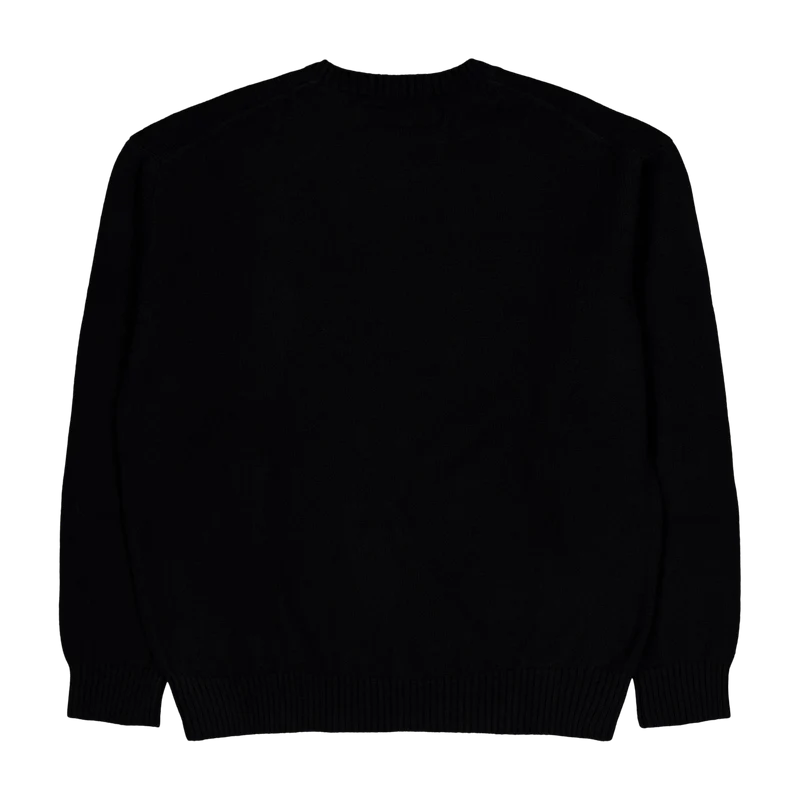 Intarsia Sweater Black