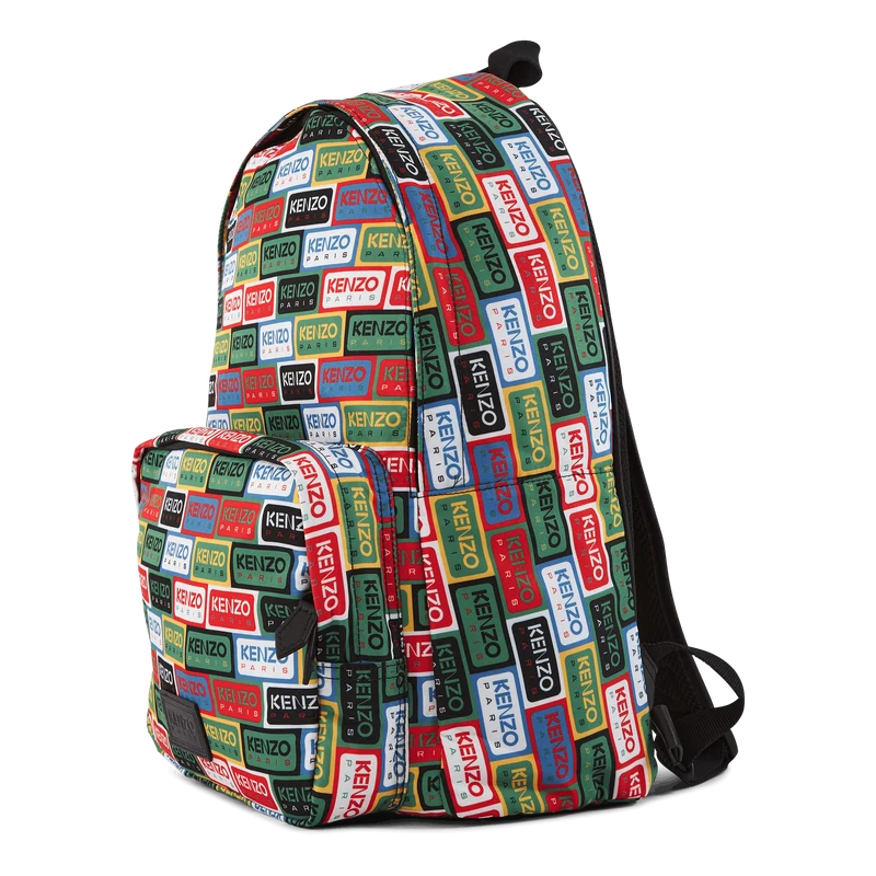 Backpack Kenzo Label Multicolor