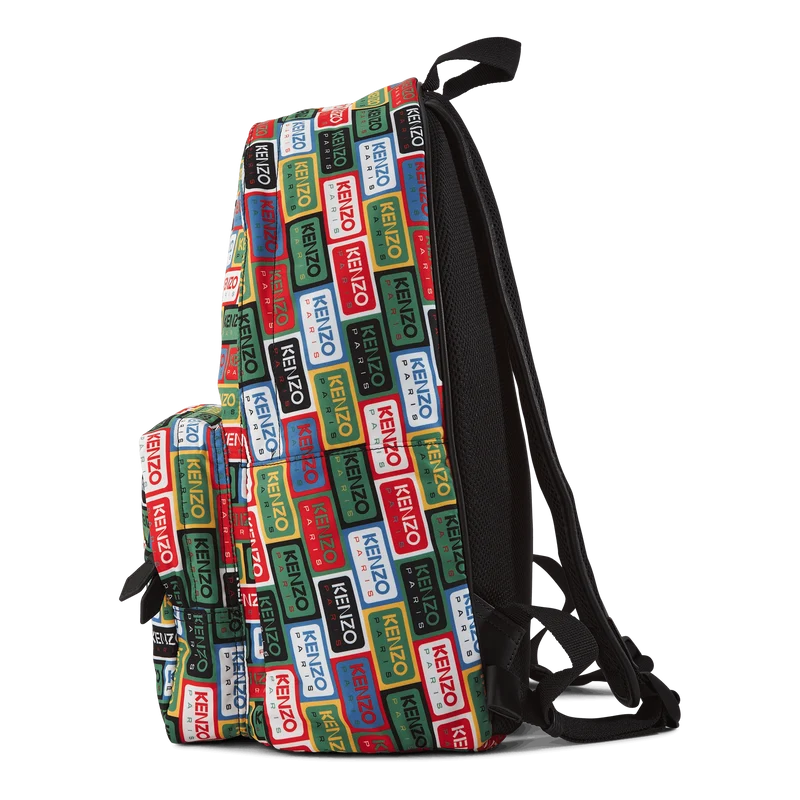 Backpack Kenzo Label Multicolor