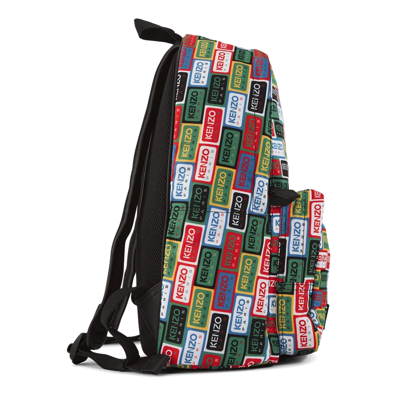 Backpack Kenzo Label Multicolor