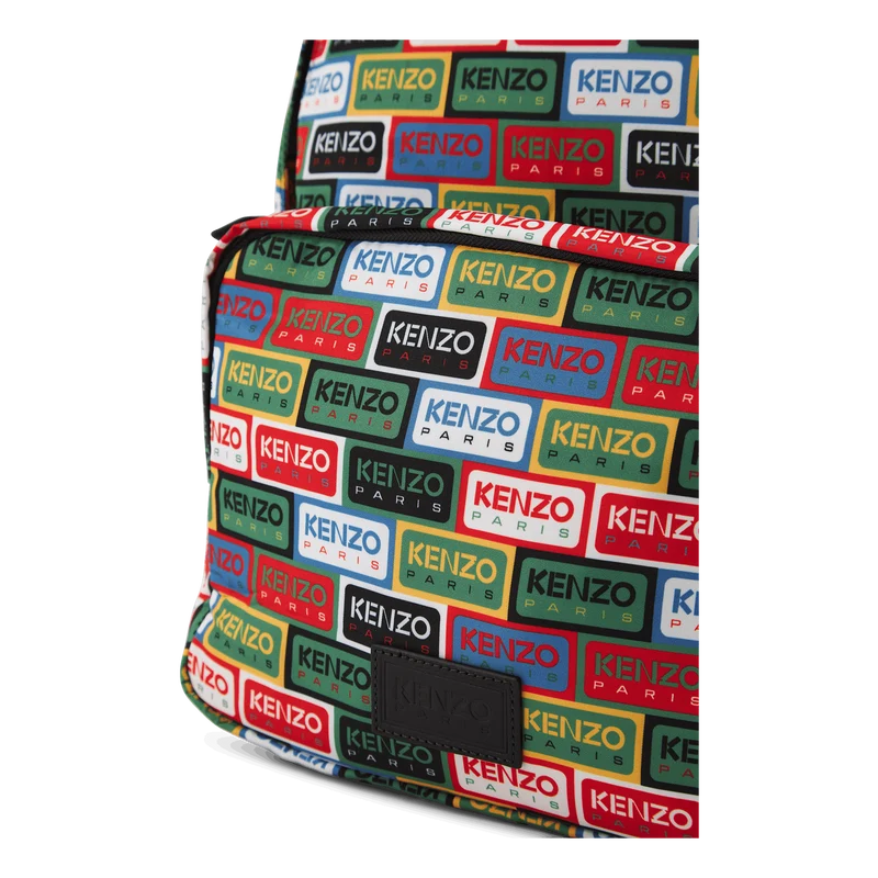 Backpack Kenzo Label Multicolor