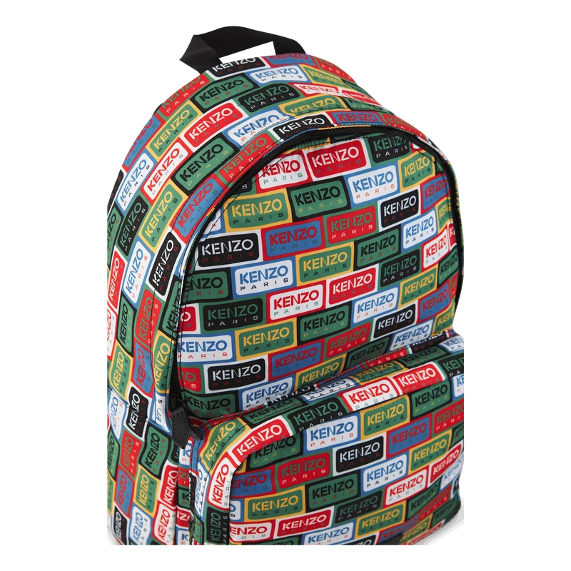 Backpack Kenzo Label Multicolor