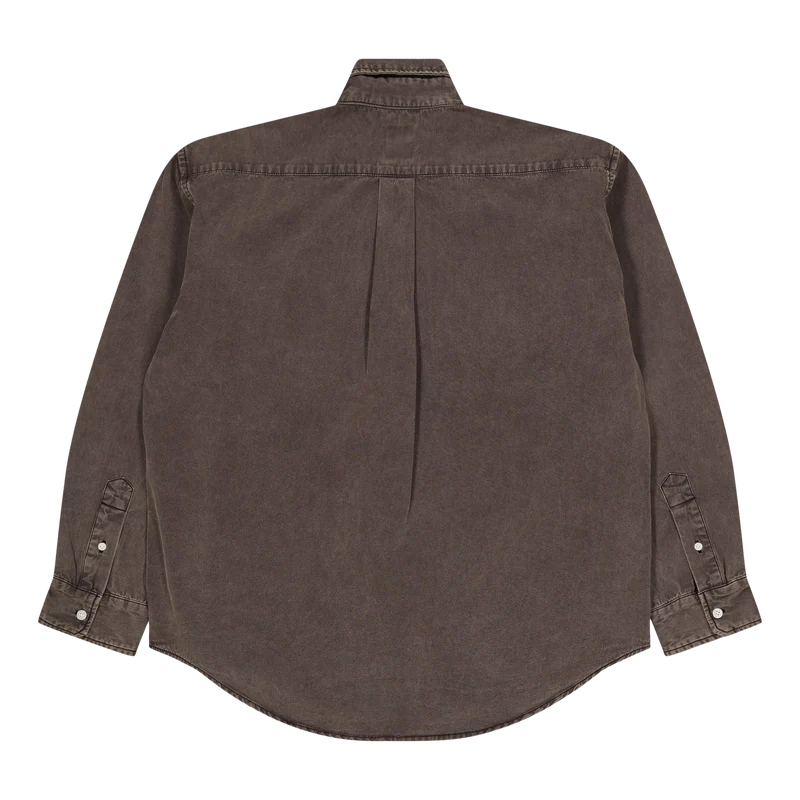 Garment Dyed Oxford Shirt Charcoal