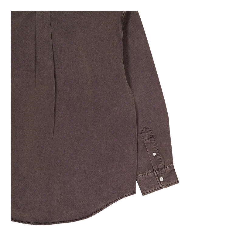 Garment Dyed Oxford Shirt Charcoal