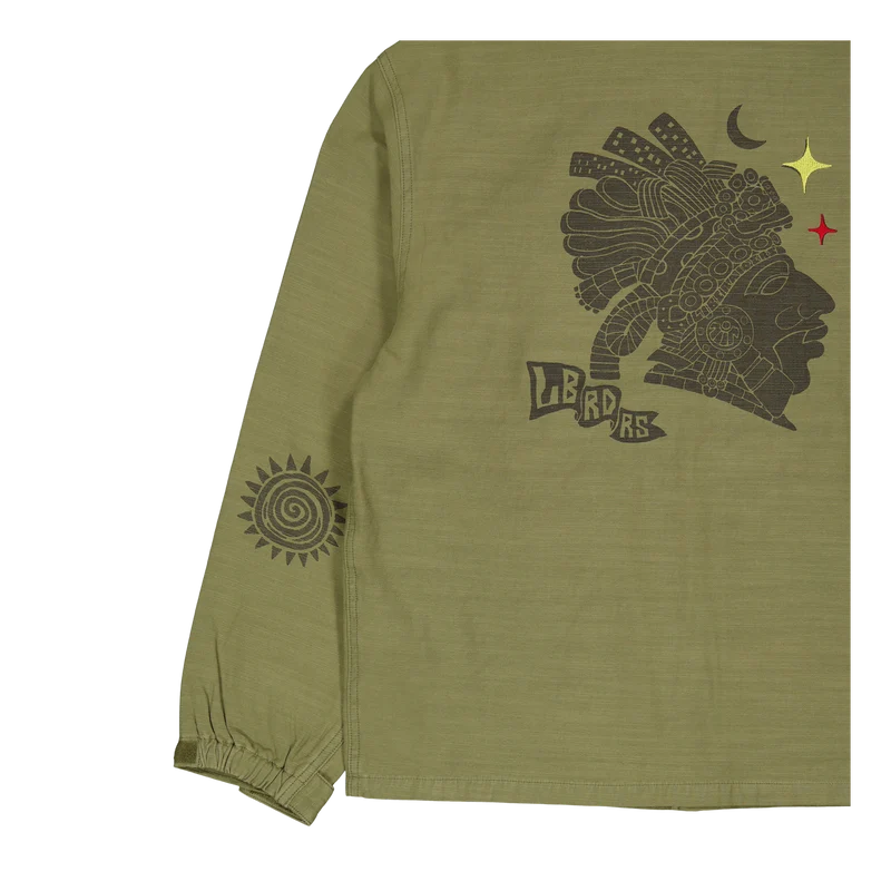 Garment Dyed Military Jacket Olive
