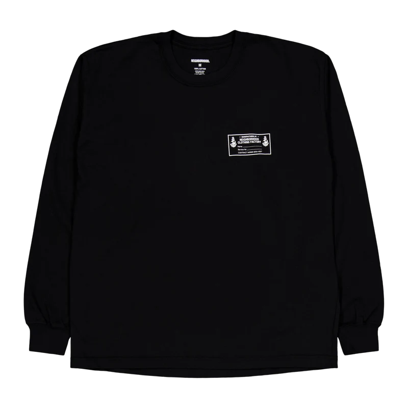 Nh . Tee Ls-6 Black