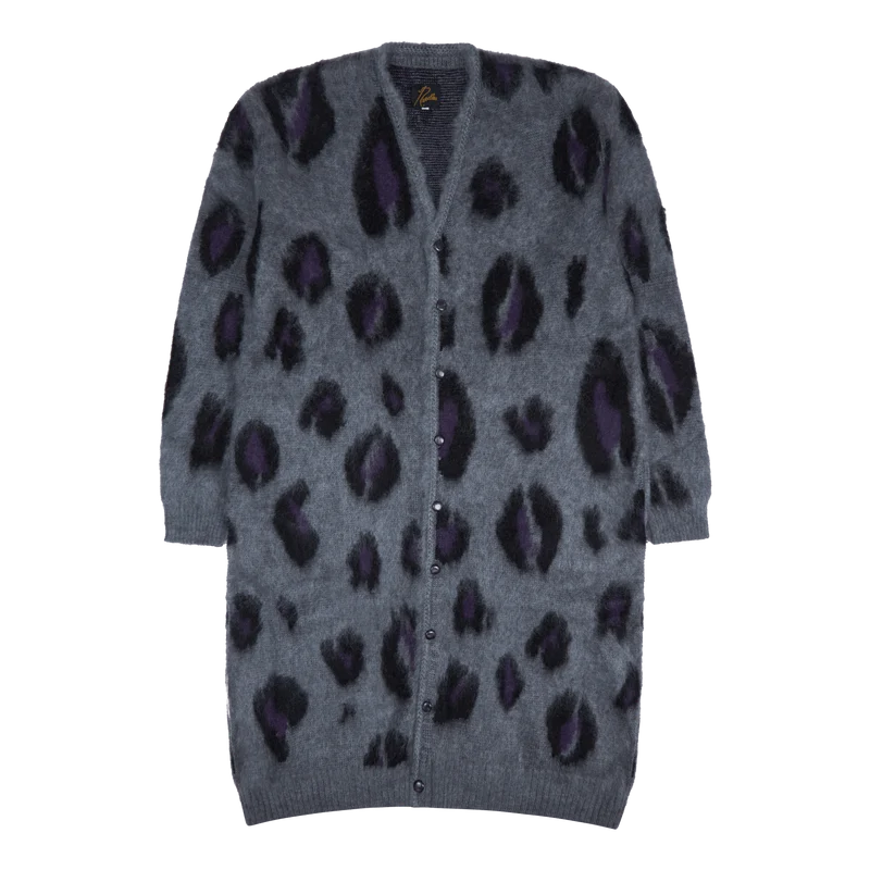 Needles Mohair Long Cardigan - Grey