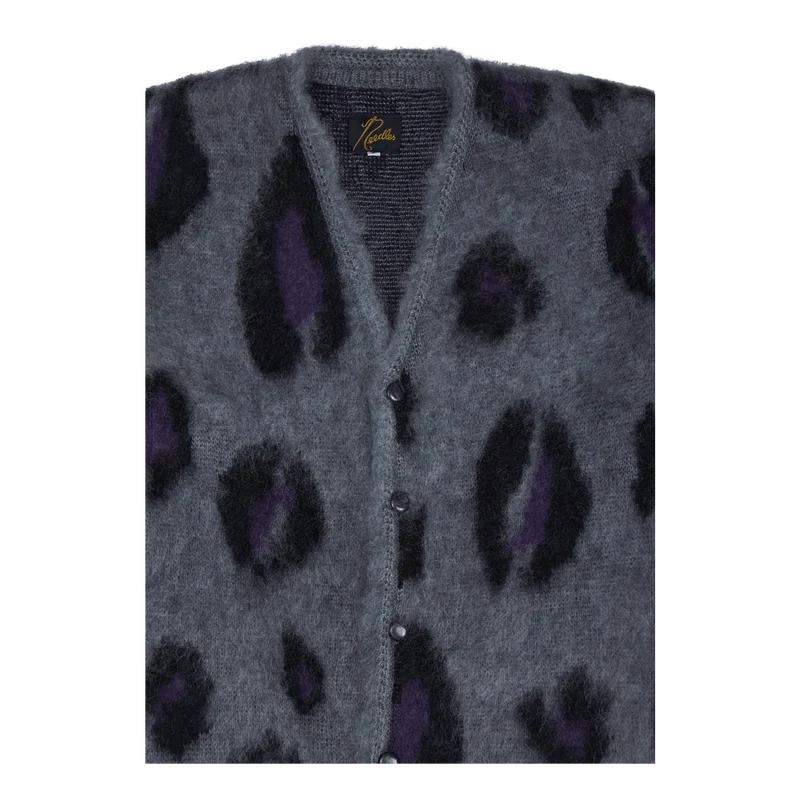 Needles Mohair Long Cardigan - Grey