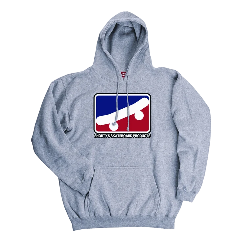 Shortys Icon Logo Hoodie Heather Grey