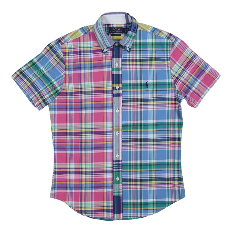 Custom Fit Plaid Oxford Fun Shirt 5605 Preppy Multi Funshirt