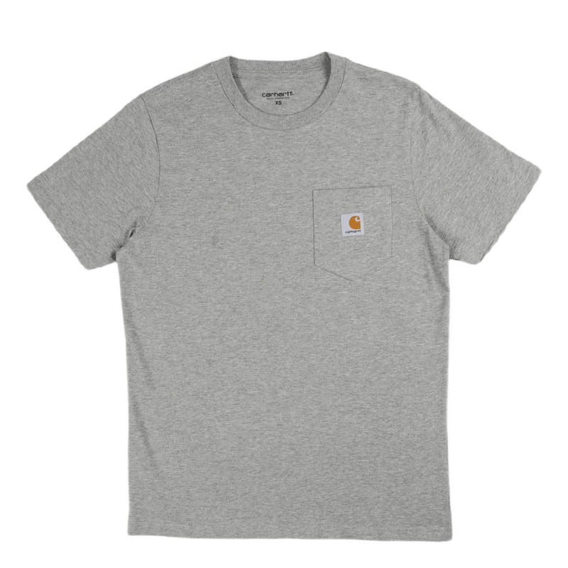S/s Pocket T-shirt Grey Heather