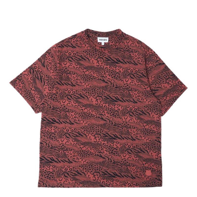 Print Skate T-shirt Dark Rose