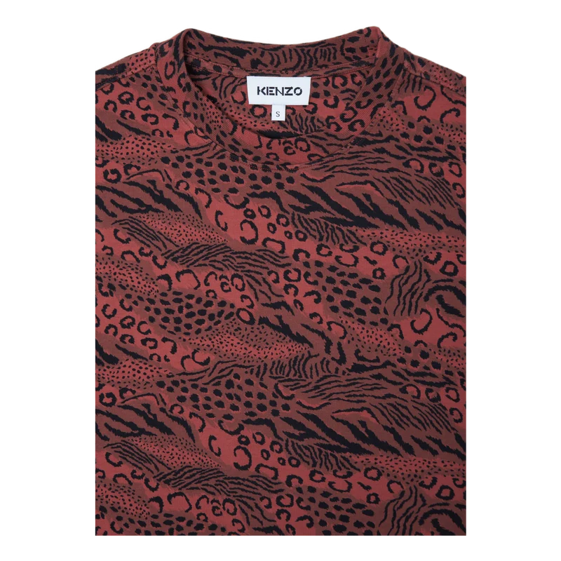 Print Skate T-shirt Dark Rose