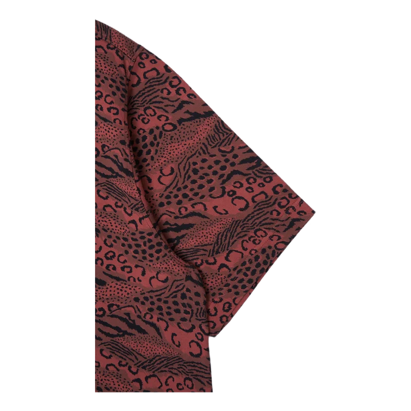 Print Skate T-shirt Dark Rose