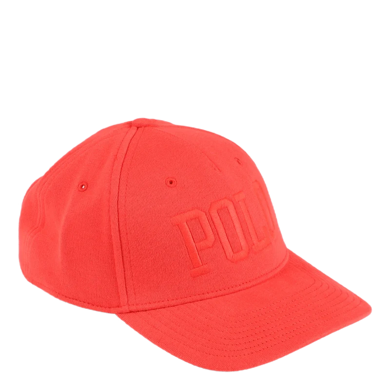 Logo Fleece Ball Cap Tomato