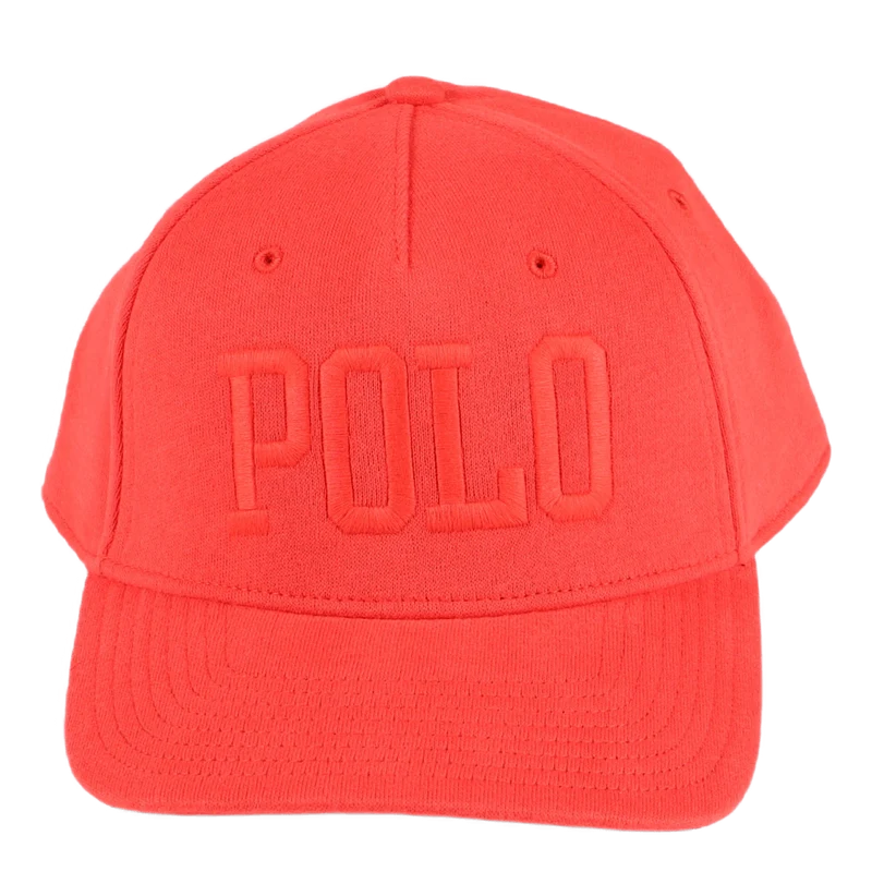 Logo Fleece Ball Cap Tomato