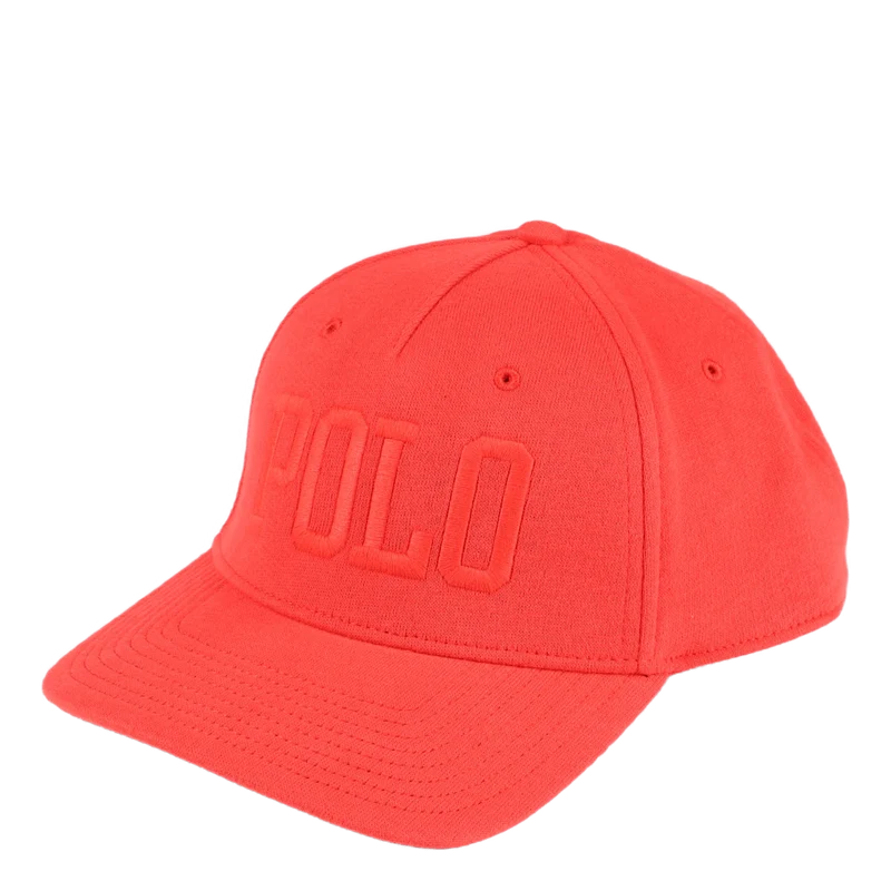 Logo Fleece Ball Cap Tomato