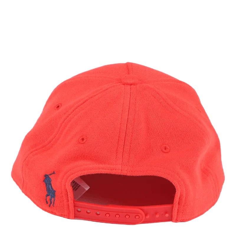 Logo Fleece Ball Cap Tomato