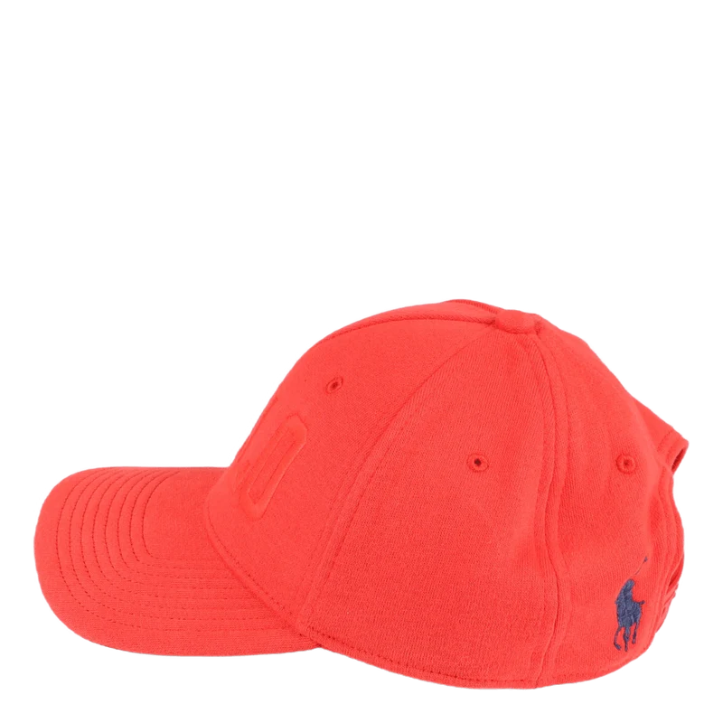 Logo Fleece Ball Cap Tomato