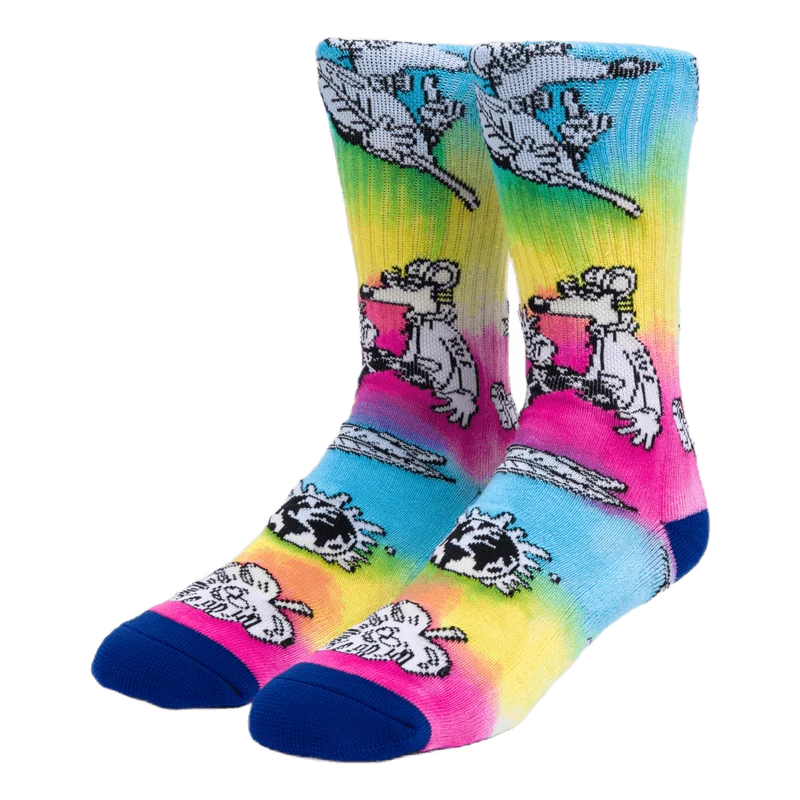 Steven Harrington Td Crew Sock Tie Dye
