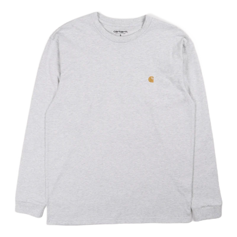 L/s Chase T-shirt Ash Heather / Gold