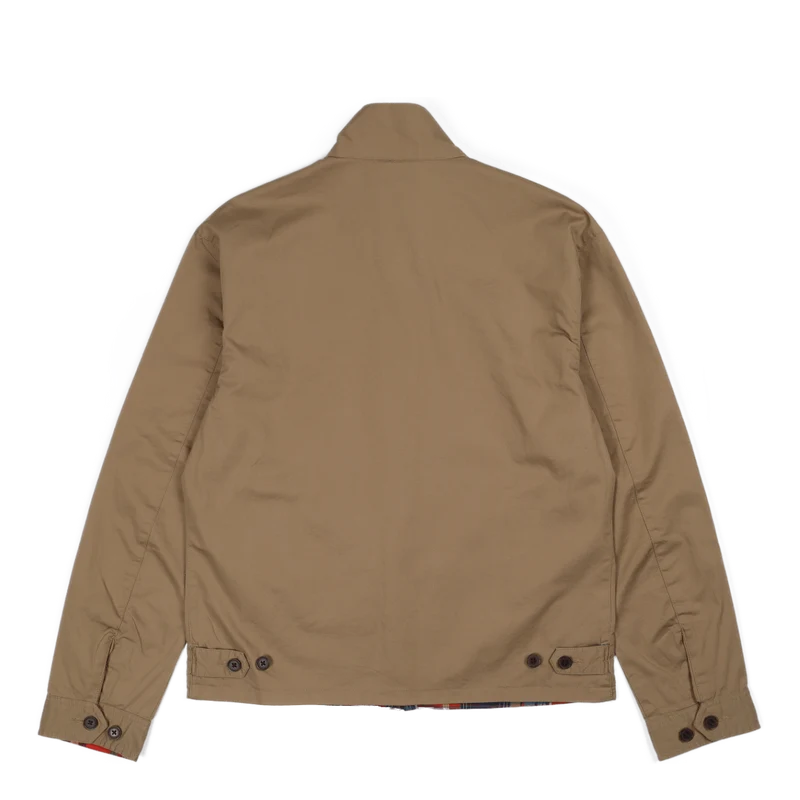 Reversible Chino-Madras Jacket Madras/Luxury Tan