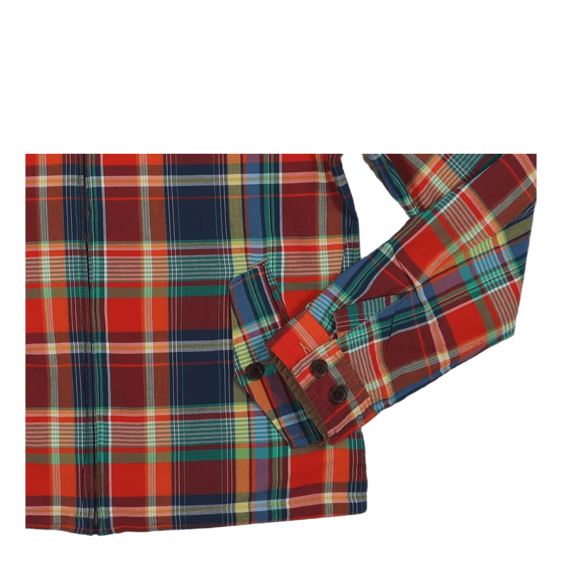 Reversible Chino-Madras Jacket Madras/Luxury Tan