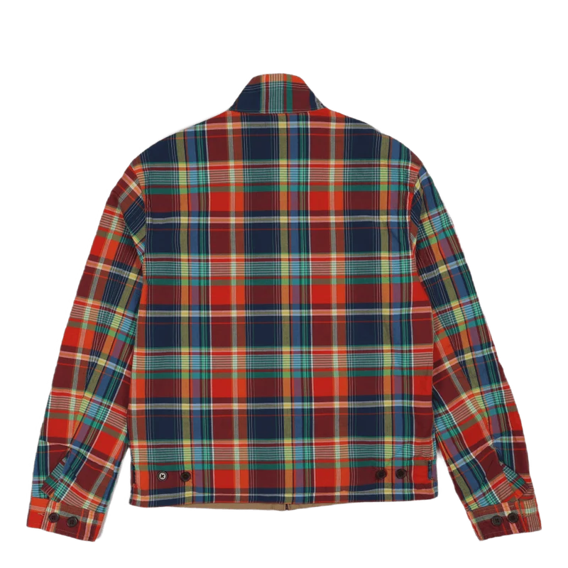 Reversible Chino-Madras Jacket Madras/Luxury Tan