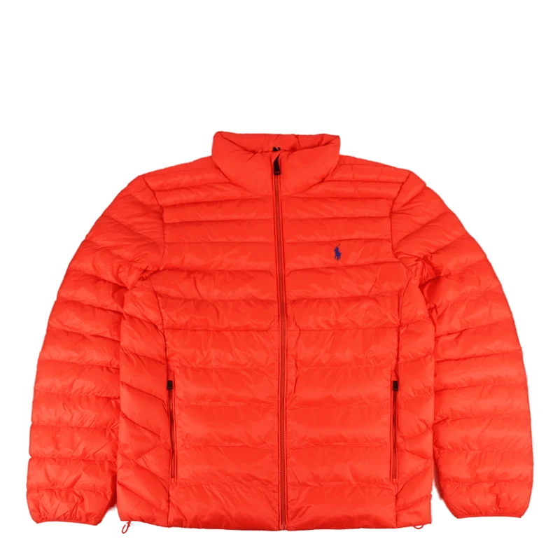 Packable Quilted Jacket Orange
