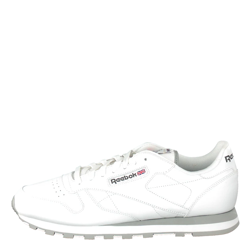 Cl Lthr White/Lt. Grey